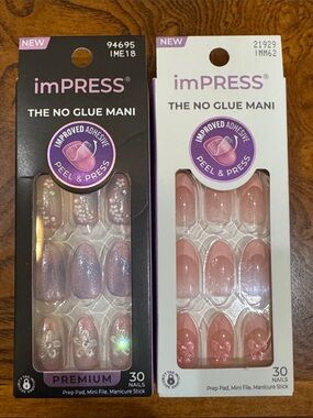 Kiss (2) imPRESS No Glue Mani Press-On Nails